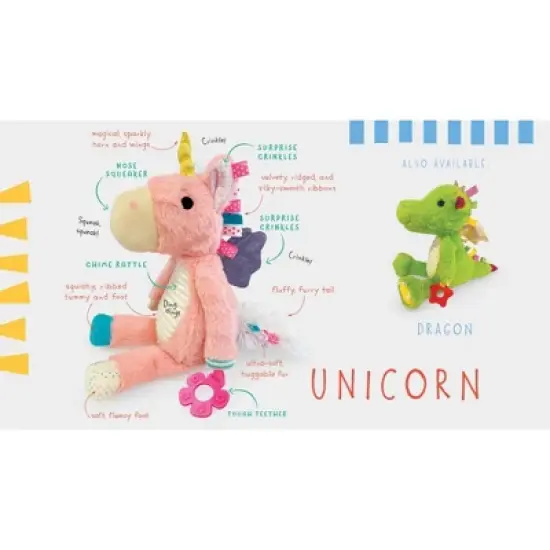 Make Believe Ideas Sensory Snuggables Plush Stuffed Animal - Unicorn image {4}