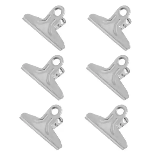 Unique Bargains Spring Loaded Stationery Document File Ticket Binder Clips 10 Pcs 2.8 Inch Width image {2}