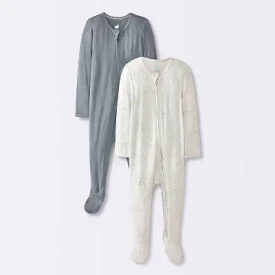 Baby Boys' 2pk Celestial Soft Blend Sleep N' Play - Cloud Island&trade; Gray image {4}