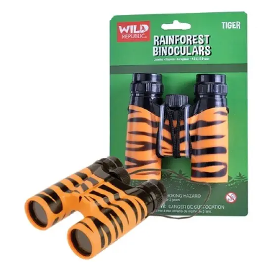 Wild Republic Binocular Tiger Animal Figure, 9.3 Inches image {1}