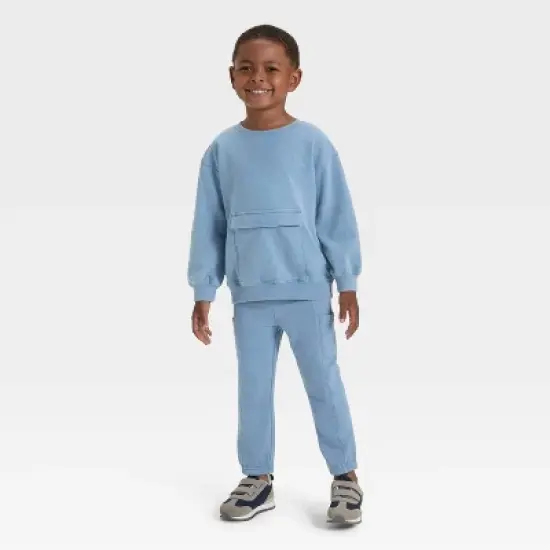 Toddler Boys' Washed French Terry Jogger Pants - Cat & Jack&trade; image {2}