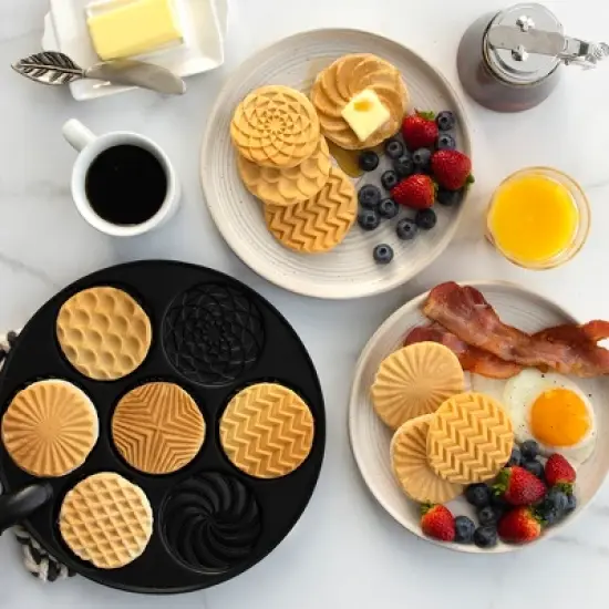 Nordic Ware Patterns Pancake Pan image {1}