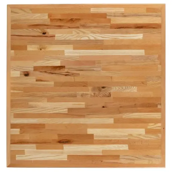 Flash Furniture Square Butcher Block Style Table Top image {4}