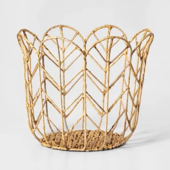 Tulip Shaped Kids' Woven Basket - Pillowfort&trade; image {6}