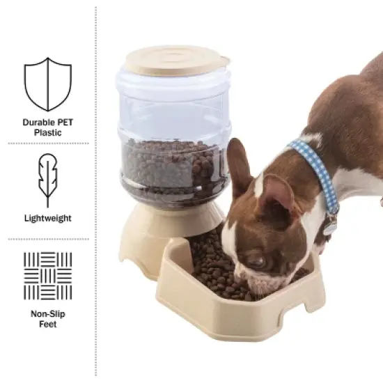 PETMAKER 2-Pack of 3.8L/1G Automatic Pet Feeders image {4}