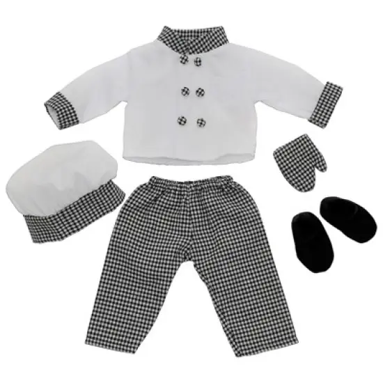 The Queen's Treasures 18 Inch Doll 6 Piece Pastry Chef Clothing Outfit image {5}