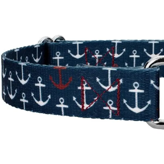 Country Brook Petz Anchors Away Martingale Dog Collar image {3}
