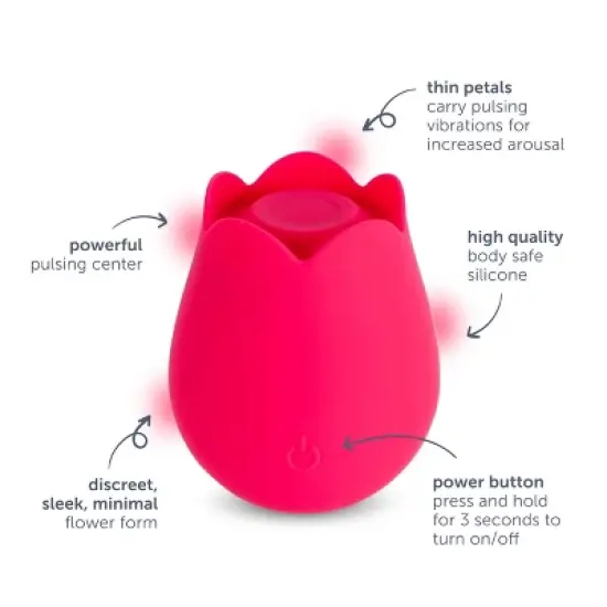 plusOne Rose Arouser Vibrator image {3}