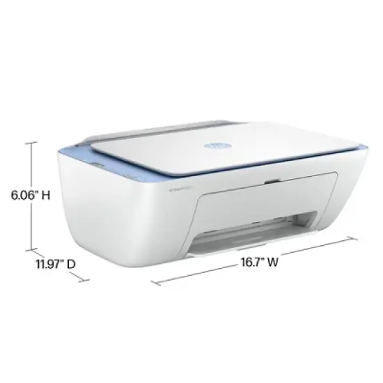 HP DeskJet 2825e Wireless All-in-One Color Printer Scanner Copier with 3 Months Free Instant Ink (6W7F4A) image {2}