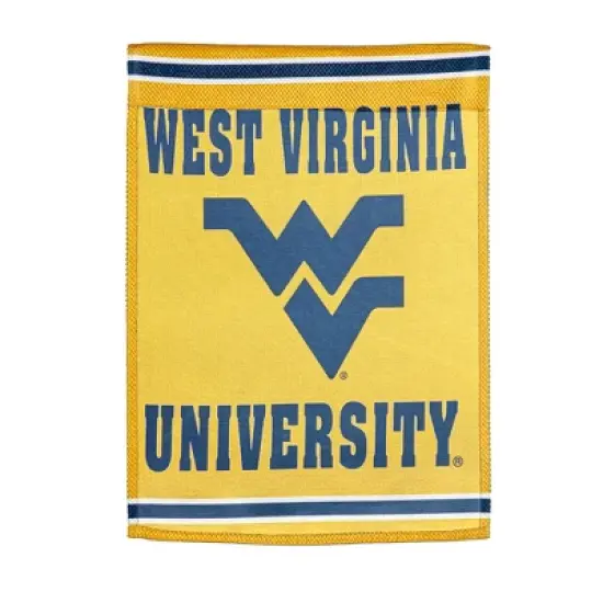 Embossed Suede Flag, House Size, West Virginia University image {2}