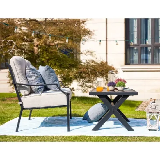 2pc Loveseat & Coffee Table Patio Set - Patio Festival
 image {4}