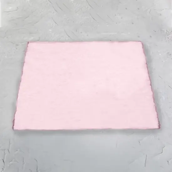 Unique Bargains Washable Polyester Place Mats Pink 12 Pcs image {5}