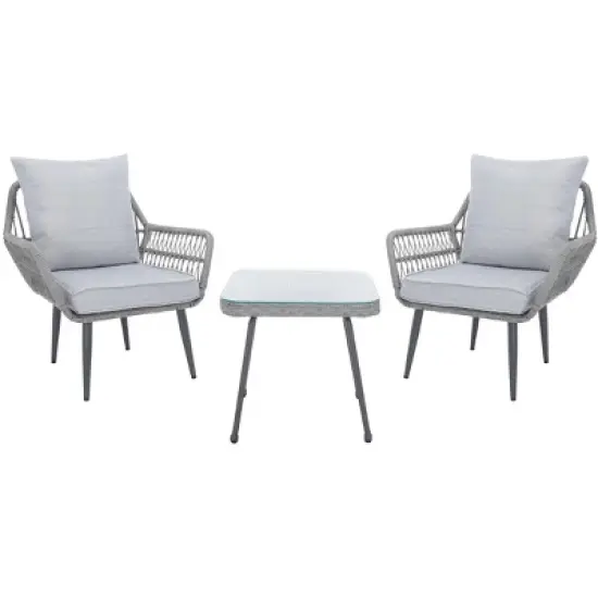 Londyn 3 Piece Lounge Set - Indoor/Outdoor - PAT9031 - Safavieh image {10}