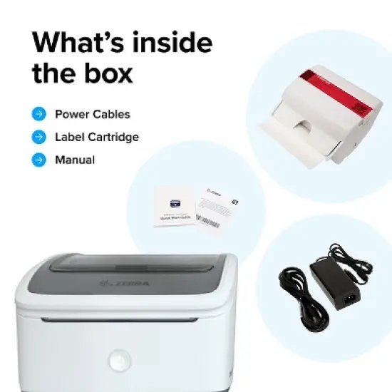 Zebra ZSB Series Thermal Label Printer - Shipping Printer for Barcode Labels, Address Labels & More - ZSB-DP14 4" Width image {3}