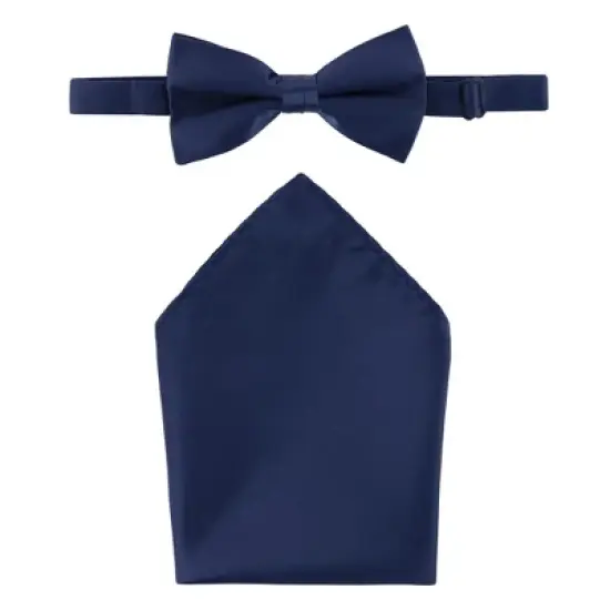 CTM Men's Classic Bow Tie and Pocket Square image {7}