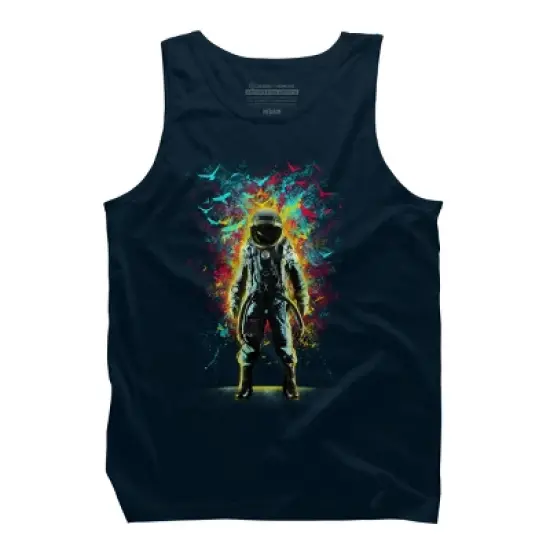 Men's Design By Humans Subconscious Inner Space By alchemist Tank Top image {5}