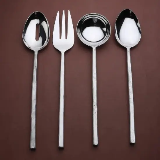 Inox Artisans Jason Hostess Serving 4 Pc. Set image {1}