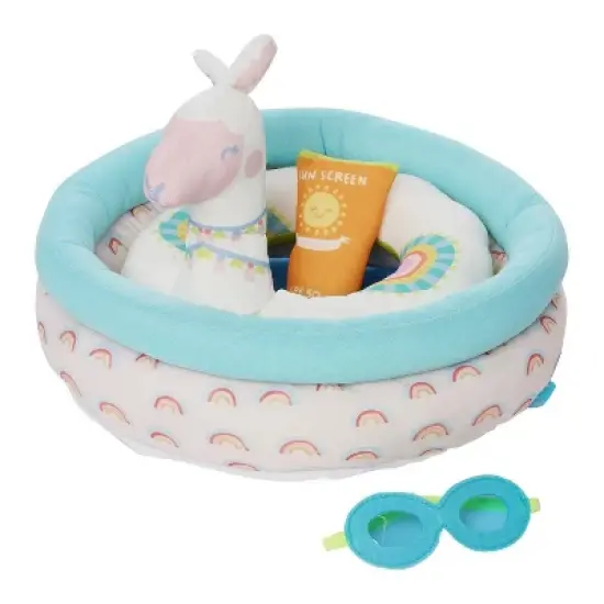 Manhattan Toy Stella Collection Pool Party 4 Piece Baby Doll Pool Playset for 12" and 15" Stella Dolls image {1}