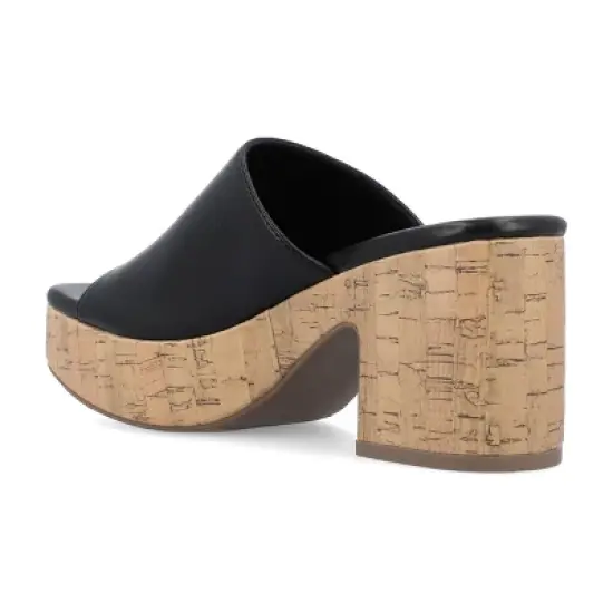 Journee Collection Womens Astter Tru Comfort Foam Slip On Platform Open Toe Sandals image {6}
