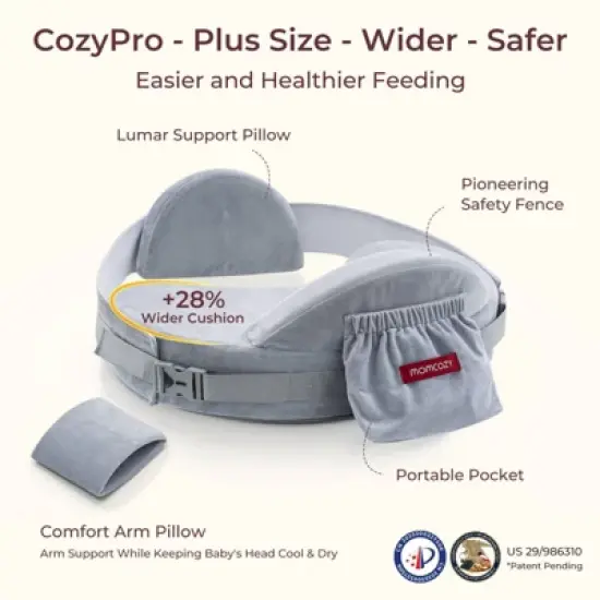 Momcozy Upgraded Adjustable Nursing Pillow image {5}