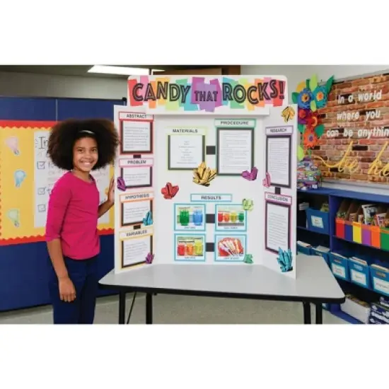 Pacon Presentation Board Project Kit with Project Papers image {4}