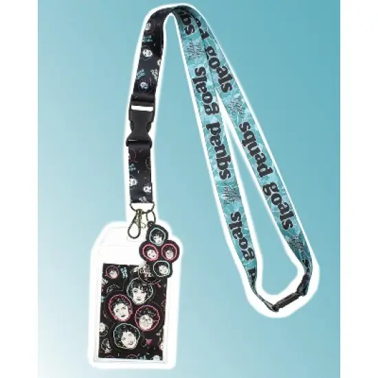 Golden Girls Squad Goals ID Lanyard Badge Holder With Collectible Sticker image {4}