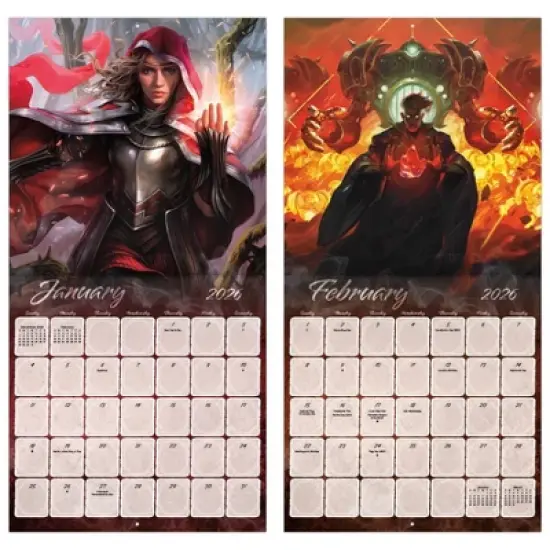 Trends International 2026 Magic the Gathering 12"x12" Wall Calendar image {5}