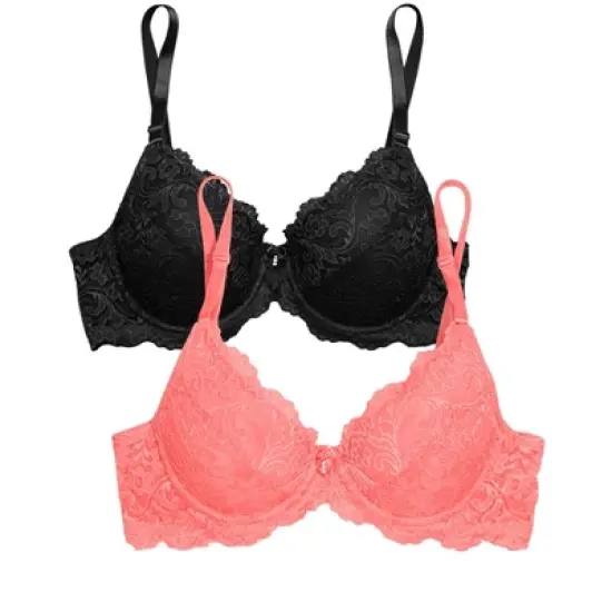 Smart & Sexy Women's Signature Lace Push-Up Bra 2-Pack image {12}