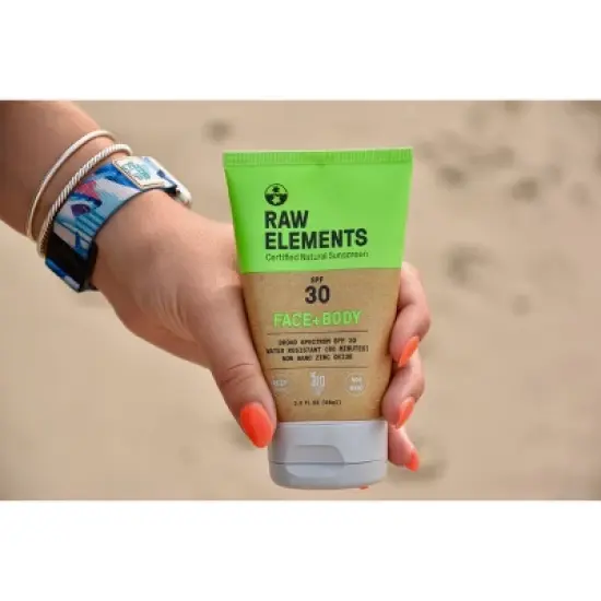 Raw Elements Face and Body Mineral Sunscreen Tube - SPF 30 - 3 fl oz image {15}