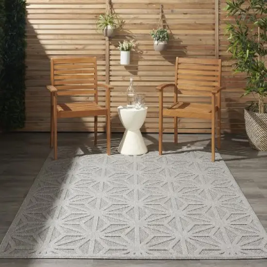 Nourison Palamos Textured Modern Outdoor Area Rug image {8}