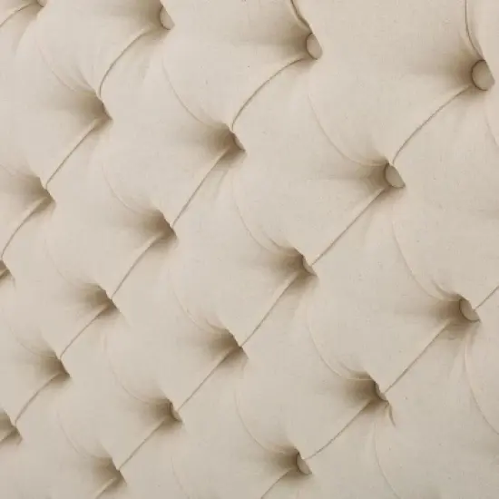 Upholstered Headboard Queen Size with Button-Tufted Diamond Stitching, Queen/Full Beds Headboard with Adjustable Height -Christopher Knight Home image {7}