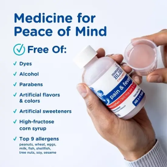 Mommy's Bliss Children's Pain & Fever Acetaminophen - 4 fl oz image {3}