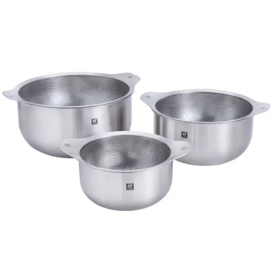 ZWILLING Prep 6-pc Brushed Stainless Steels Nesting Bowls & Strainers Set image {2}