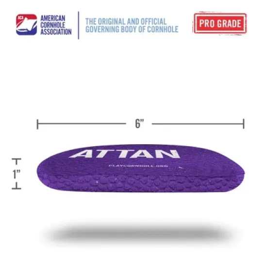 Gameday Manhattan Synergy Pro Purple Cornhole Bags (Set of 4) image {3}