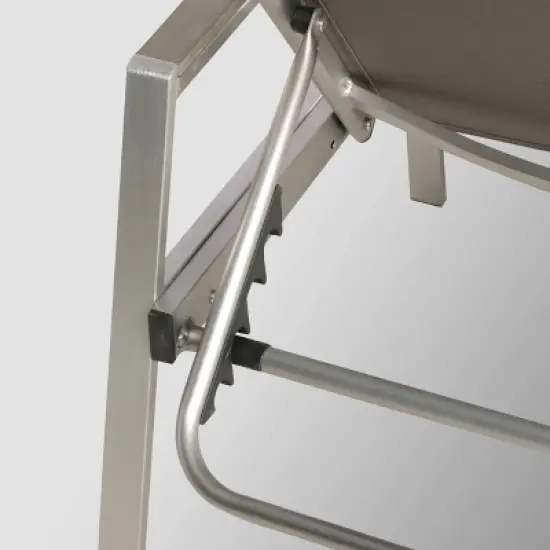 Oxton 4pk Mesh Chaise Lounge - Gray - Christopher Knight Home image {3}