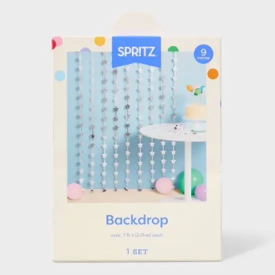 9ct Silver Star Backdrops - Spritz&trade; image {3}