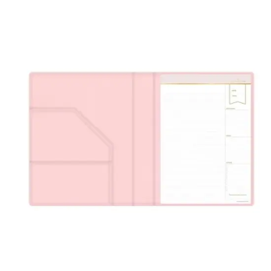 Day Designer Faux Leather Padfolio Blush image {4}