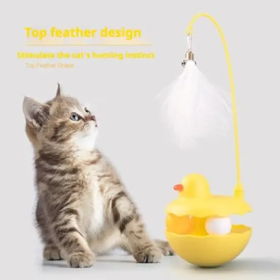 Cat Toys - Interactive Toy for Cat | Kitten Toys | Lightweight Resin Duck Shape Fun Stick for Kitten Play Indoor Outdoor image {5}