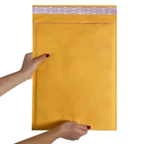 UOFFICE Pack of 400 Kraft Bubble Mailers 12.5" x 19" - #6 Self-Seal Padded Envelopes image {6}