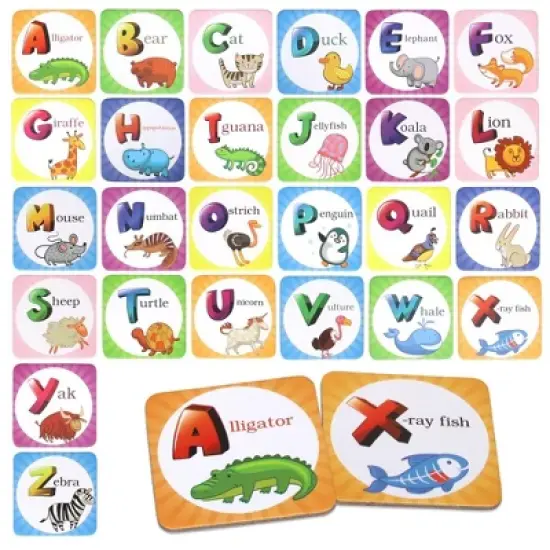Adorable Memory Match Game (Alphabet Memory Match Game) image {2}
