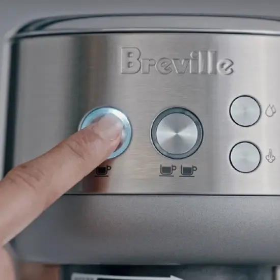 Breville Bambino Stainless Steel Espresso Maker Silver BES450BSS: 15 Bars Pressure, Milk Frother, Dishwasher-Safe Parts image {6}