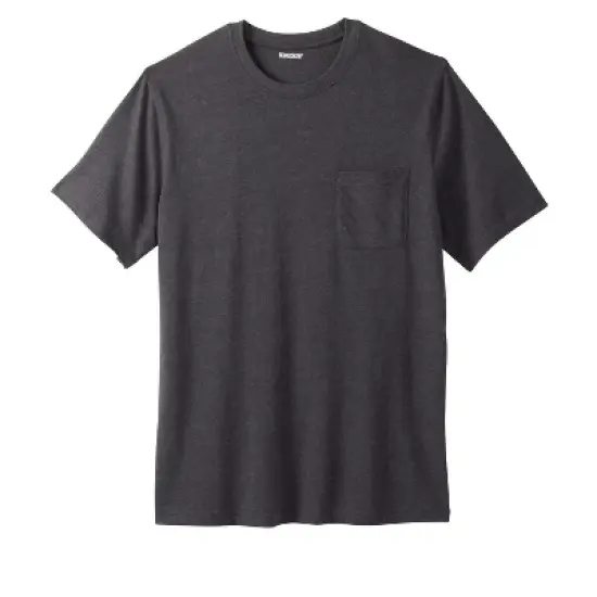 KingSize Men's Big & Tall Shrink-Less&trade; Lightweight Pocket Crewneck T-Shirt image {10}