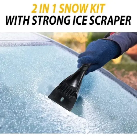 Zone Tech Extendable Snow Brush and Ice Scraper for Car, Perfect Accessories for Winter Snow and Ice Remover For Car, SUVs image {5}