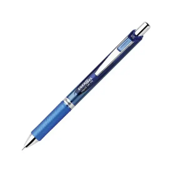 Pentel EnerGel Deluxe RTX Retractable Gel Pens Fine Point Blue 807744 image {1}