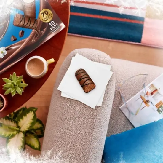 DOVE Minis Frozen Ice Cream Bars Variety Mix Vanilla and Chocolate Ice Cream With Milk Chocolate - 10ct/7.5 fl oz image {7}