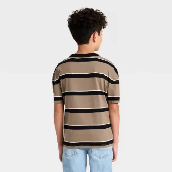 Boys' Short Sleeve Striped Oversized T-Shirt - Cat & Jack&trade; image {1}