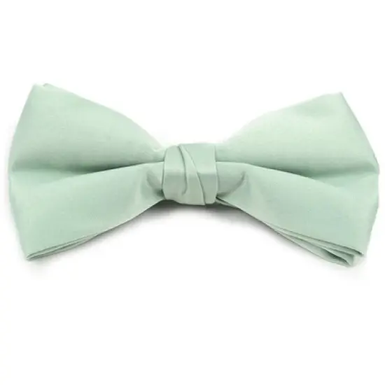 Men's Pre-tied Clip On Bow Tie - Formal Tuxedo Solid Color image {24}