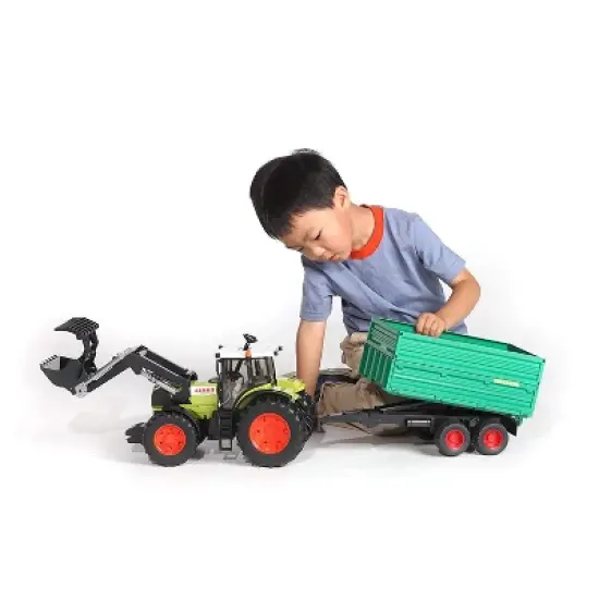 Bruder Tandem Axle Tipping Trailer with Removable Top image {1}