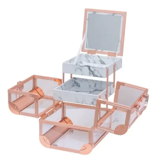 Impressions Vanity Savvy SlayCube&reg; Makeup Travel Case with Mirror image {1}