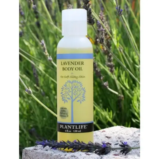 Plantlife Lavender Body Oil &ndash; Moisturizing, Nourishing for All Skin Types &ndash; Softens Skin, Ideal for Bath, Body & Massage &ndash; 4oz image {5}